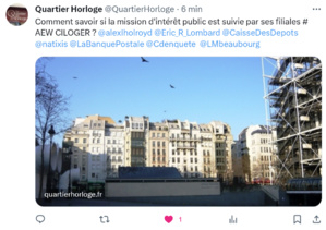 Le blog est aussi présent sur les réseaux sociaux.