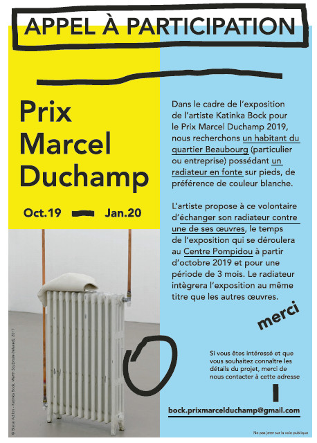 Katinka BOCK, Prix Marcel Duchamp 2019 - Appel à participation Katinka BOCK, Prix Marcel Duchamp 2019 - Appel à participation