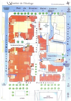 Les 78 commerces classés dans l'une des cinq catégories ERP occupent le rez-de-chaussée des immeubles d'habitation. (Surfaces en orange)