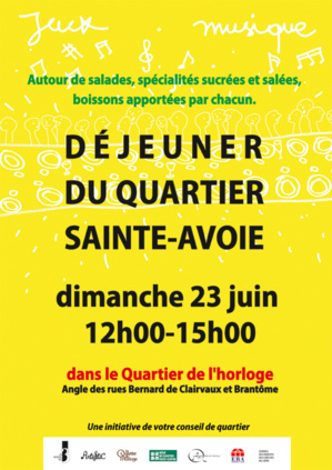 Repas de quartier Sainte-Avoie