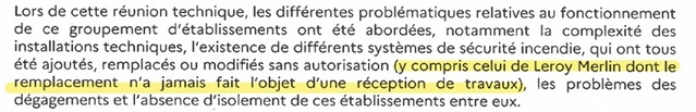 Extrait de l'avis technique de la préfecture de Police du 20 février 2024 Extrait de l'avis technique de la préfecture de Police du 20 février 2024