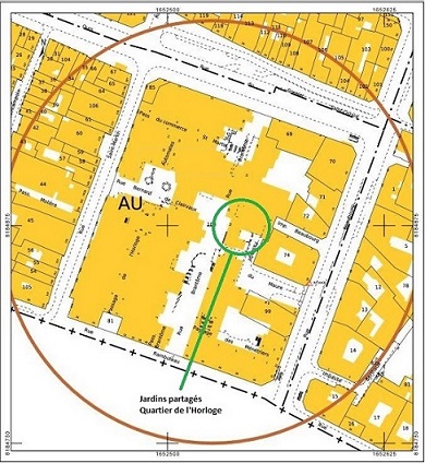 Un projet de nouveau jardin au coeur du Quartier de l'Horloge, à côté du Centre Pompidou. Un quartier très minéral en demande de végétalisation.