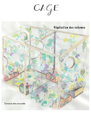 Des cages permettent d'ajouter des surfaces à végétaliser en laissant grimper des plantes sur des parois ajourées. Ces murs végétaux créent aussi des espaces plus intimes et apporteront ombre et fraîcheur. Des cages permettent d'ajouter des surfaces à végétaliser en laissant grimper des plantes sur des parois ajourées. Ces murs végétaux créent aussi des espaces plus intimes et apporteront ombre et fraîcheur.
