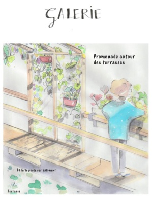 Des galeries posées sur les murs permettent une agréable promenade en hauteur. Quelques bacs suspendus agrémentent la déambulation et offrent quelques jardinets supplémentaires. Le bruissement du vent dans les feuillages renforce le sentiment de nature. Des galeries posées sur les murs permettent une agréable promenade en hauteur. Quelques bacs suspendus agrémentent la déambulation et offrent quelques jardinets supplémentaires. Le bruissement du vent dans les feuillages renforce le sentiment de nature.