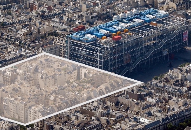 The Quartier de l'Horloge is a 2 hectare real estate operation in the very center of Paris.