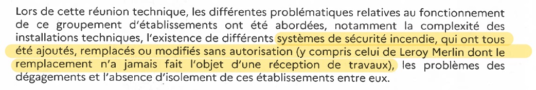 Extrait d'un courrier de la préfecture de Police de janvier 2024. Un click sur l'image l'agrandi.