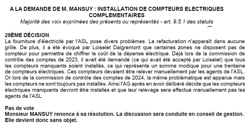 Quartier de l'Horloge sous tension : quand l’électricité divise. Quartier de l'Horloge sous tension : quand l’électricité divise.