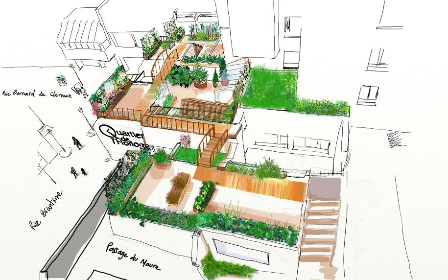 Vue d'artiste 2016. Les toitures terrasses du CMP - Un clic sur l'image l'agrandit! Vue d'artiste 2016. Les toitures terrasses du CMP - Un clic sur l'image l'agrandit!